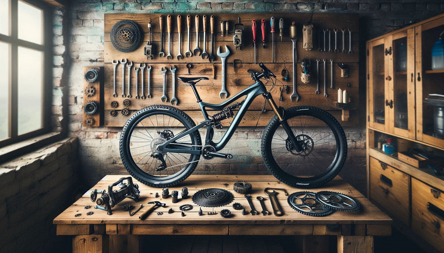 Federung eines Fahrrads einstellen