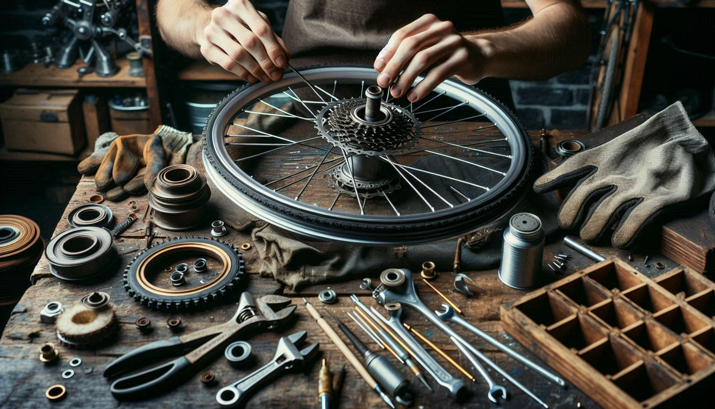 Schlauch und/oder Mantel hinten de -und montieren