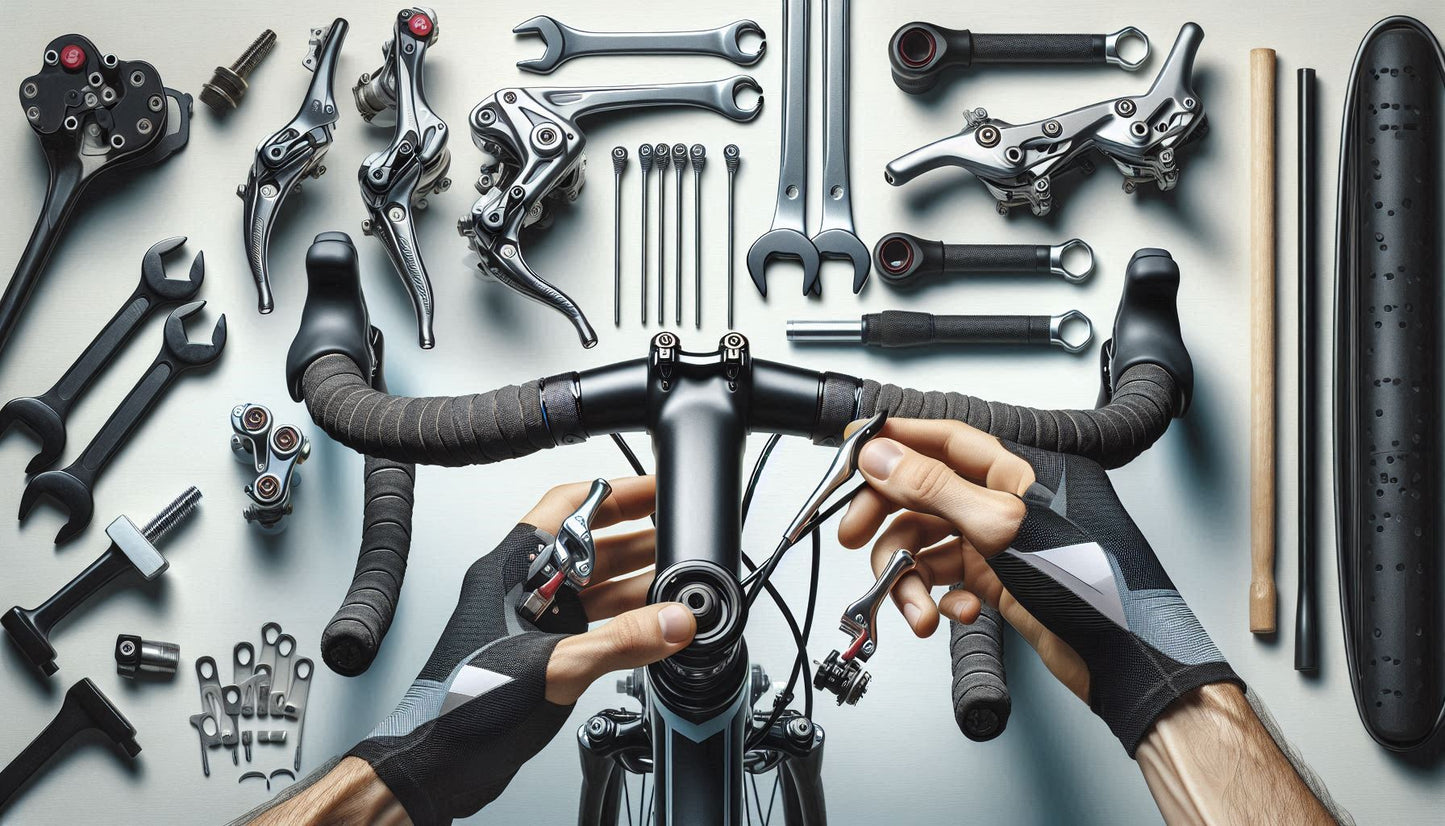 Removing and installing the Aheadset claw on the bicycle