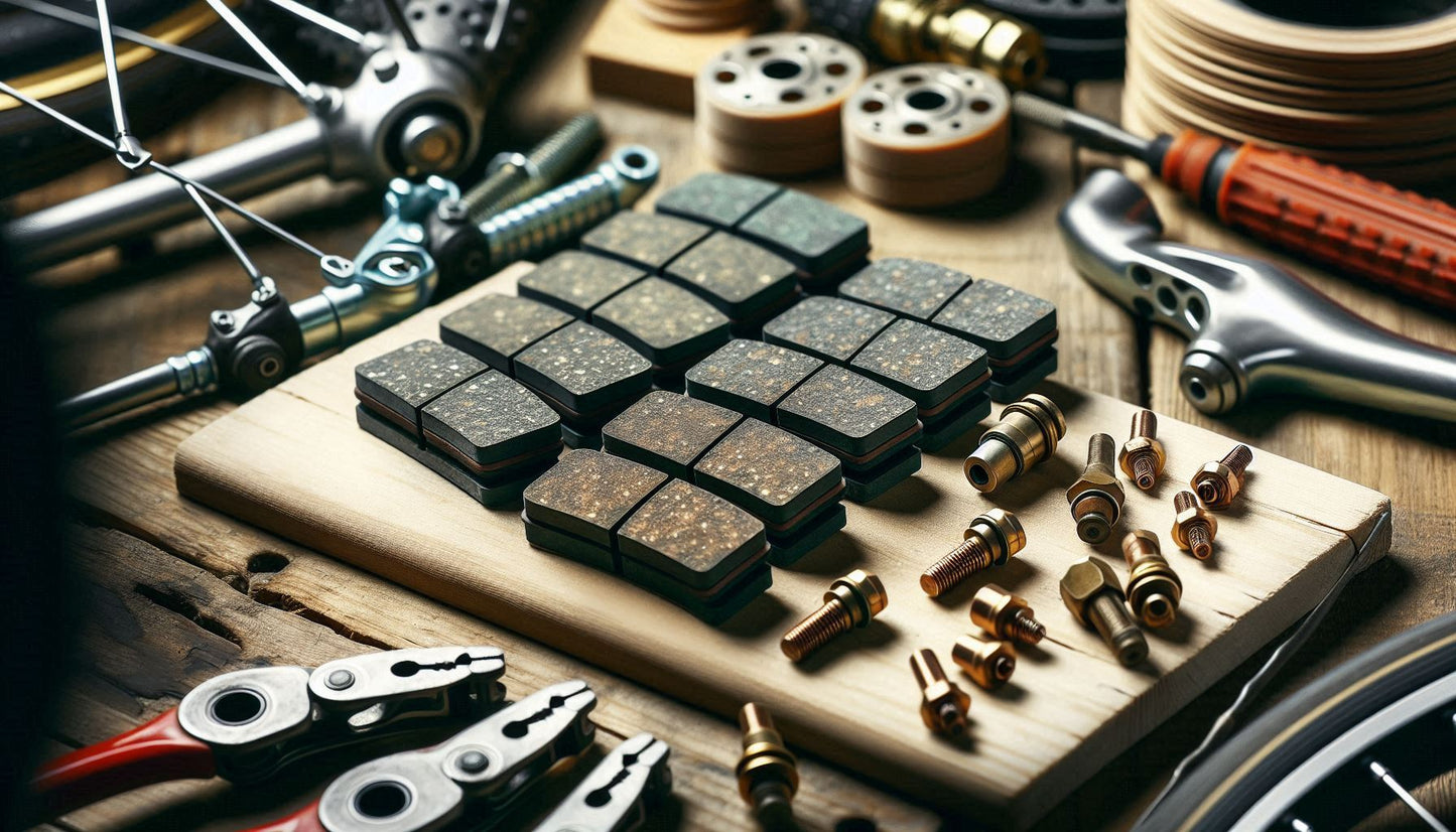 Felgenbremsbeläge vom Fahrrad reinigen & aufrauen