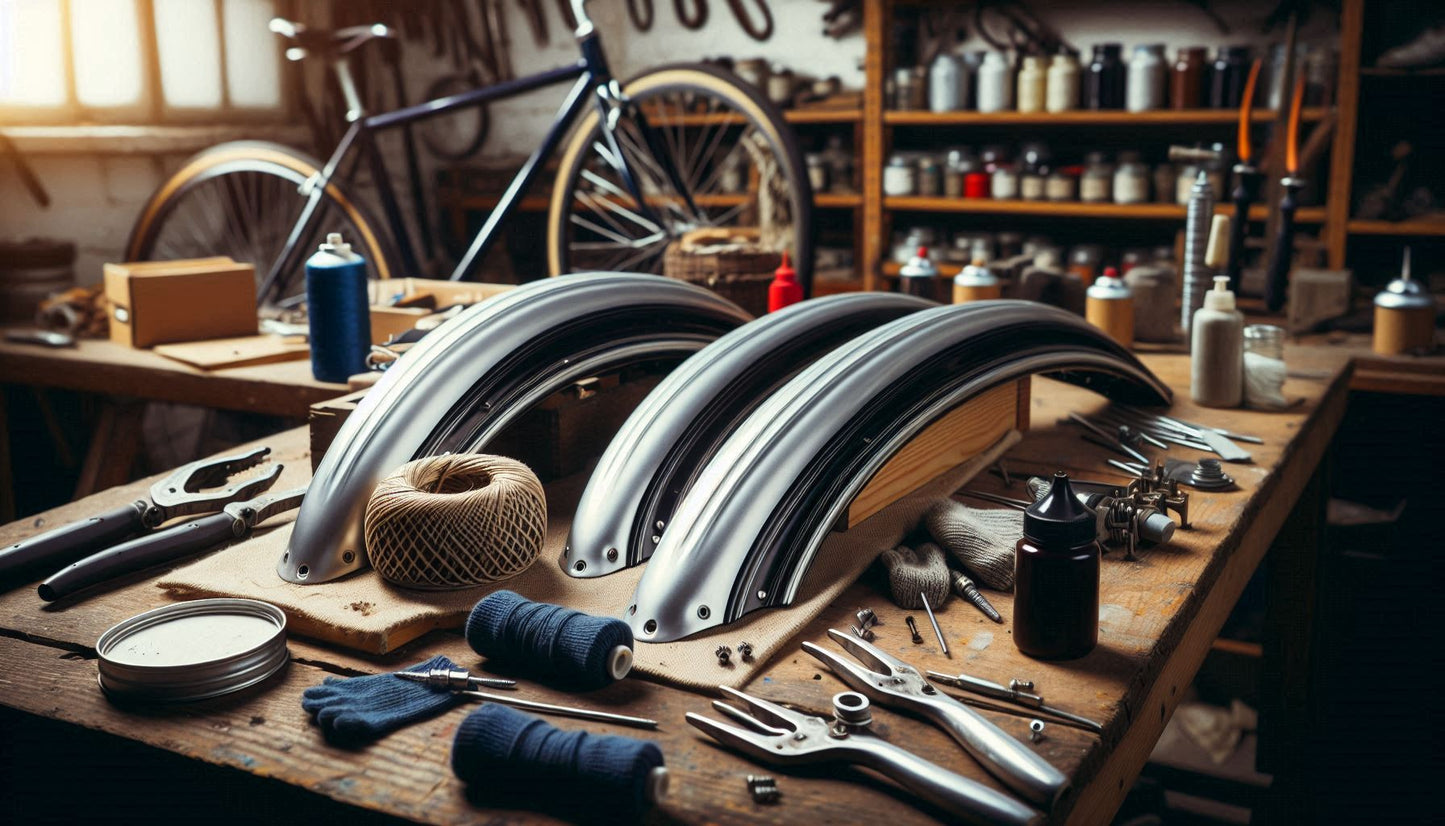 Schutzbleche (fest) am Rennrad de- und montieren