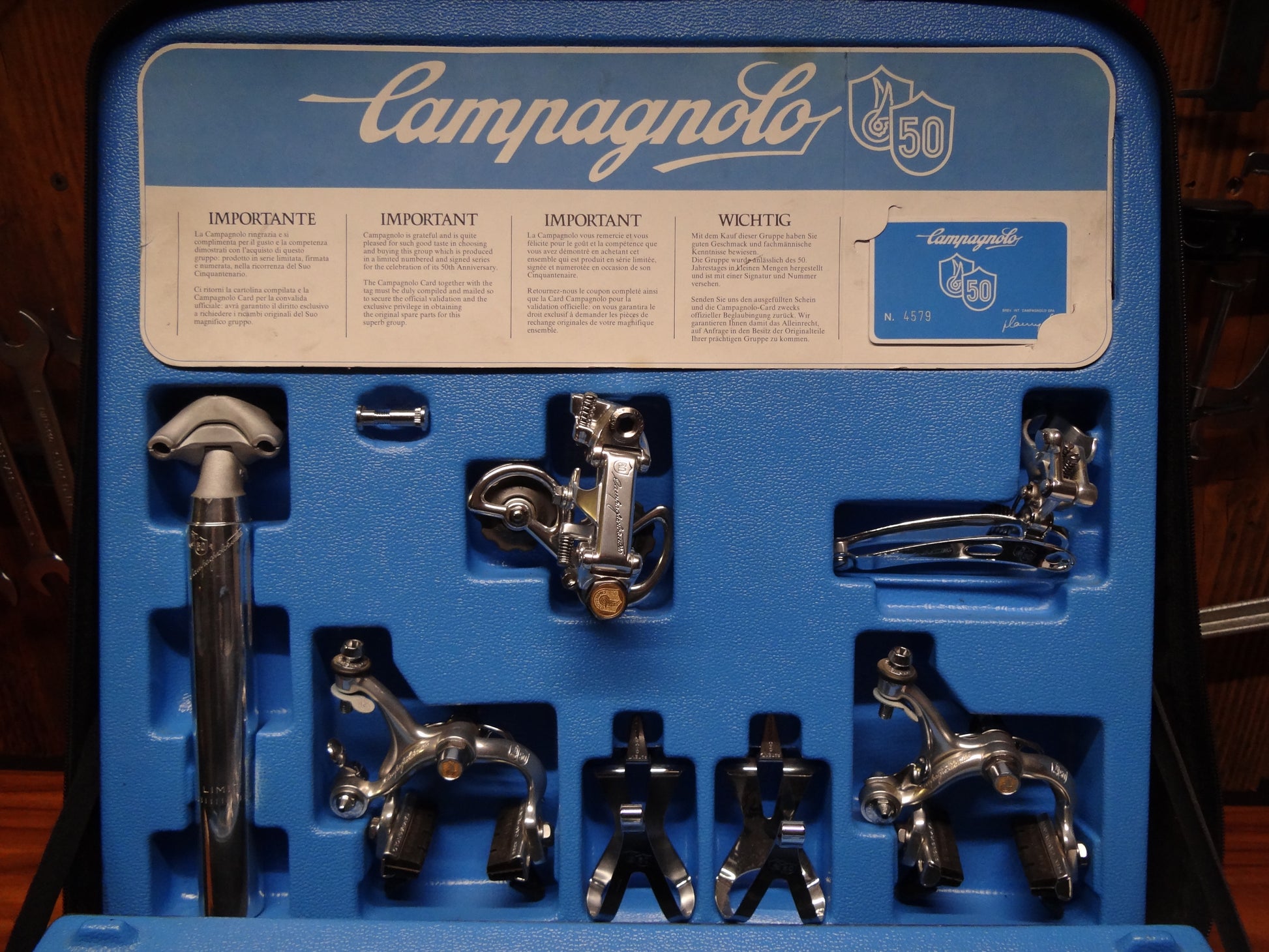 Campagnolo 50th Anniversary - Brake Calipers, Brake Levers & A Rear Campagnolo 50th Anniversary - Brake Calipers, Brake Levers & A Rear